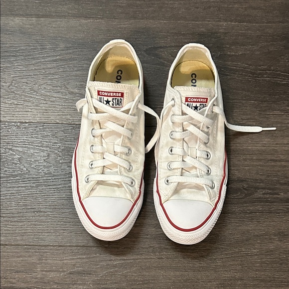 Converse Chuck Taylor White Canvas Sneakers - Picture 1 of 6